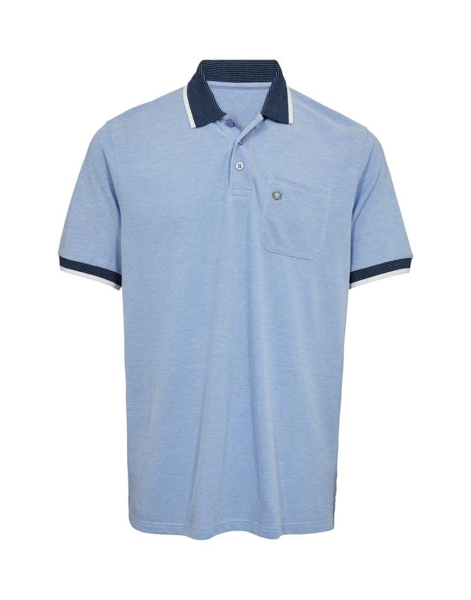 Polo 2 Tone Reg. Fit fra Black Blue
