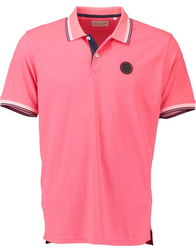 Mens Performance Polo Regular fra Black Blue