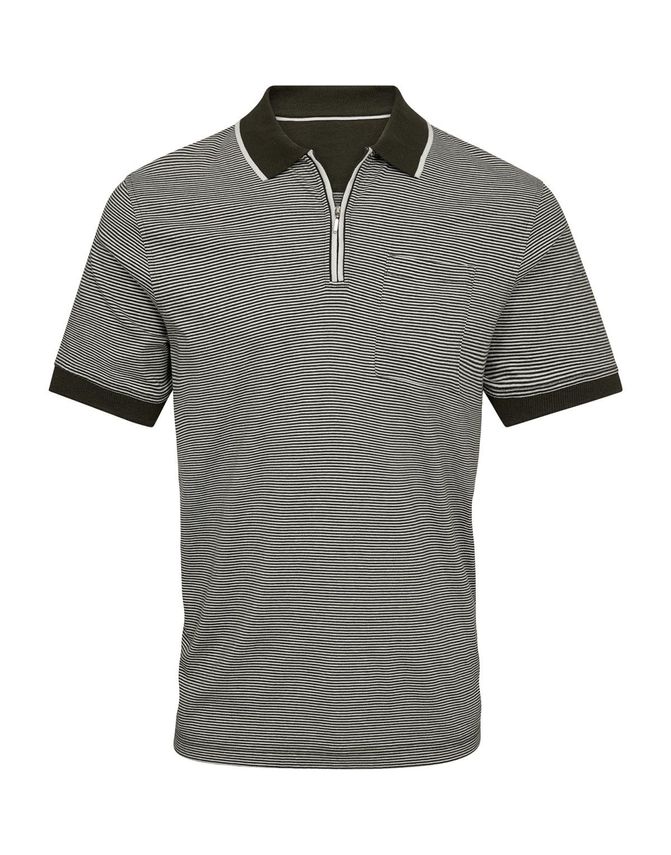 Stribet Polo i Regular Fit fra Black Blue - Stilfuld Elegance