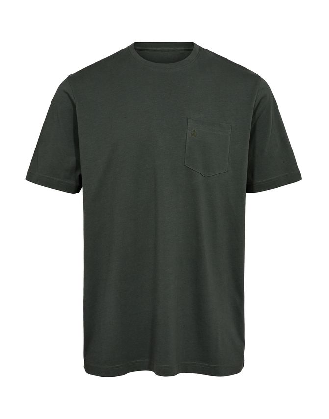 Klassisk O Neck T-shirt med logo – Black Friday tilbud