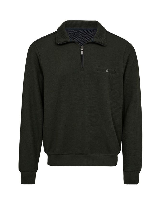 Halv-zip Striktrøje fra Black Blue - Slap af med stil!