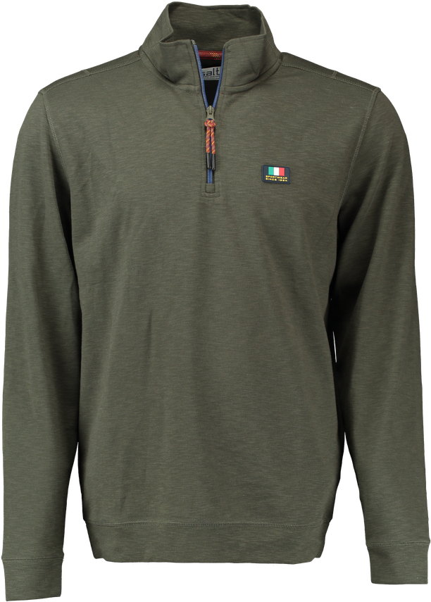 Sport Sweat W. Zip Modern Fit fra Salt