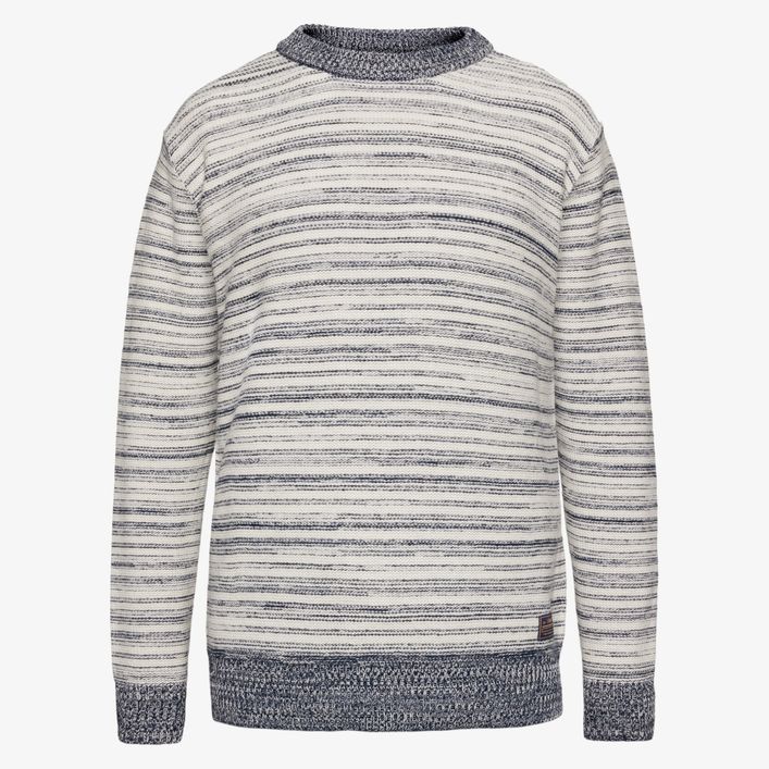 Ushersi Reversed Striped - Smart strik med ribkanter
