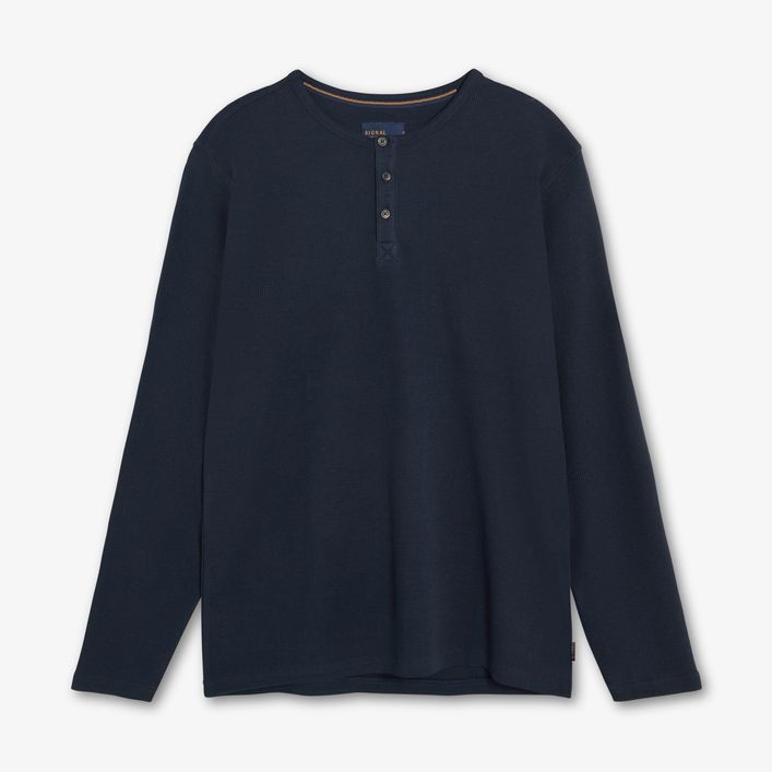 Dereksi Granddad Waffle - Elegant vaflet bluse til hverdag