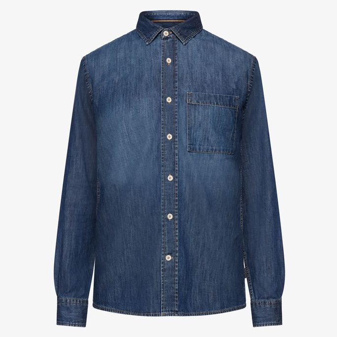 Signal Denimskjorte med brystlomme - Tidløs stil!