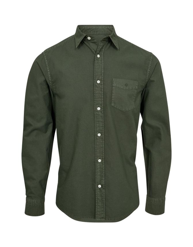 Stilfuld Garment Dyed Skjorte fra Salt – Must-Have til Alle Anledninger