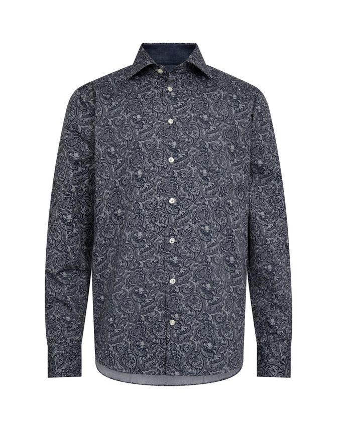 Shirt L S Modern Fit fra Gino Marcello