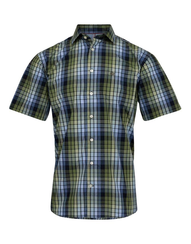 Sommerfarvet kortærmet skjorte fra Black Blue – Must-have!
