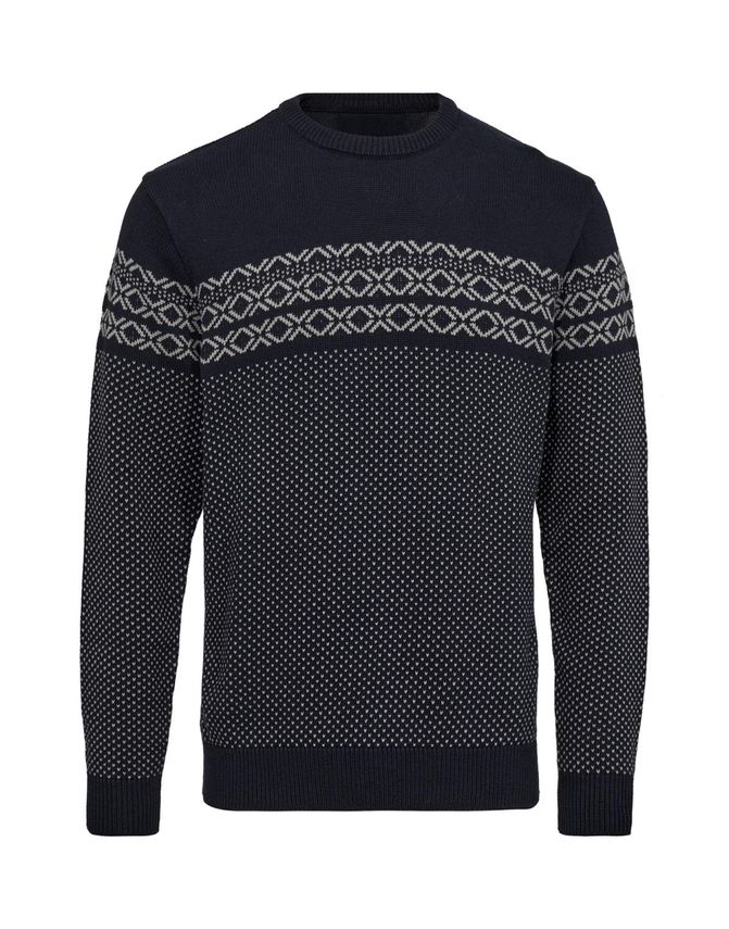 Jaquard Knit Regular Fit fra Thomas Regency