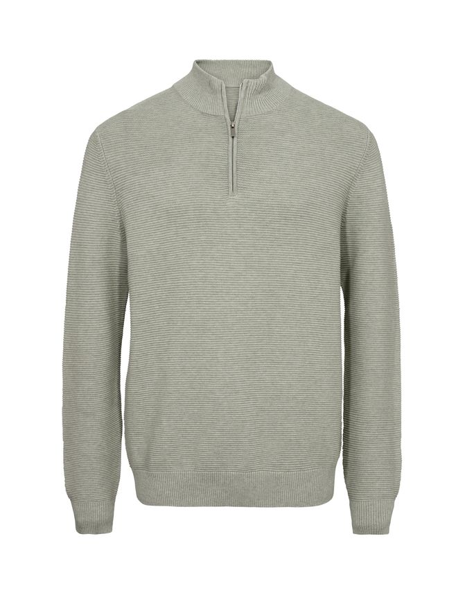 Halv Zip Strik fra Gino Marcello - Fantastisk tilbud!