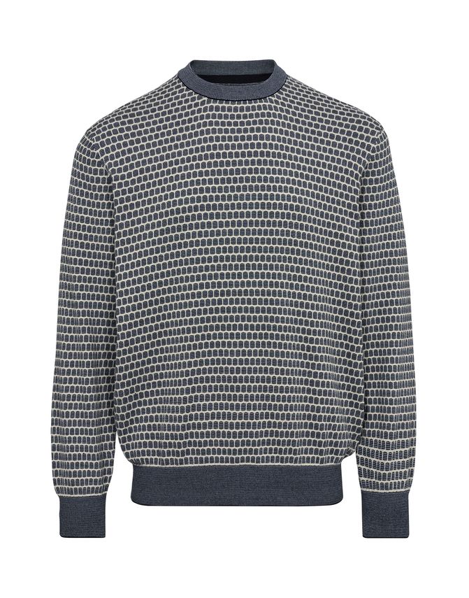 O-hals Strikket T-shirt fra Gino Marcello – Fantastisk Tilbud!