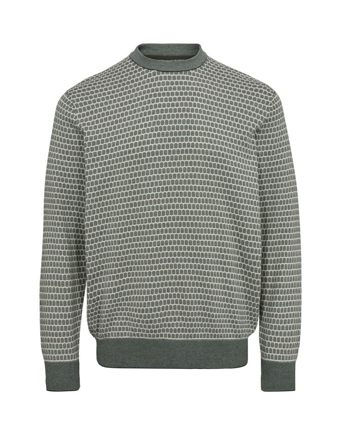 O-hals Strikket T-shirt fra Gino Marcello – Fantastisk tilbud!