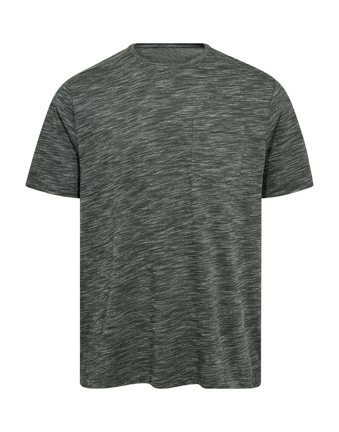 T Shirt Spacedyed Reg. Fit fra Black Blue
