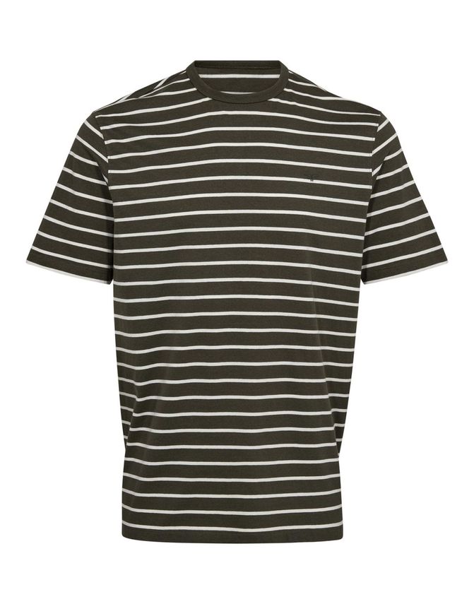 Rundhalset T-shirt med logo fra Salt - Stilfuld og komfortabel