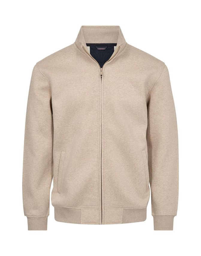 Sweat Cardigan Modern Fit fra Salt