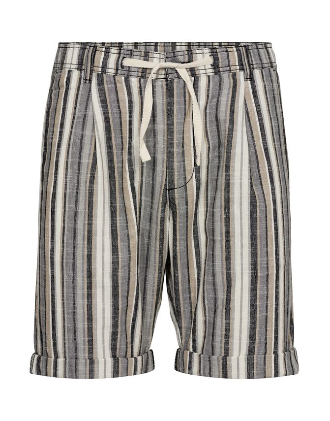 Gino Marcello Club Shorts med Striber til Sommeren