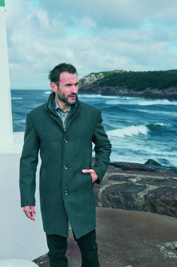 Mens Wool Coat Modern Fit fra Gino Marcello
