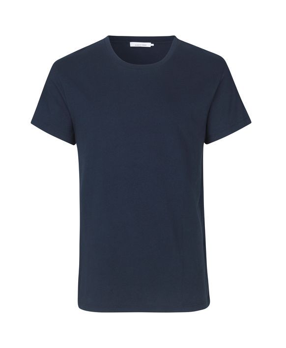 Klassisk bomulds T-shirt fra Samsøe Samsøe - Udsalg!
