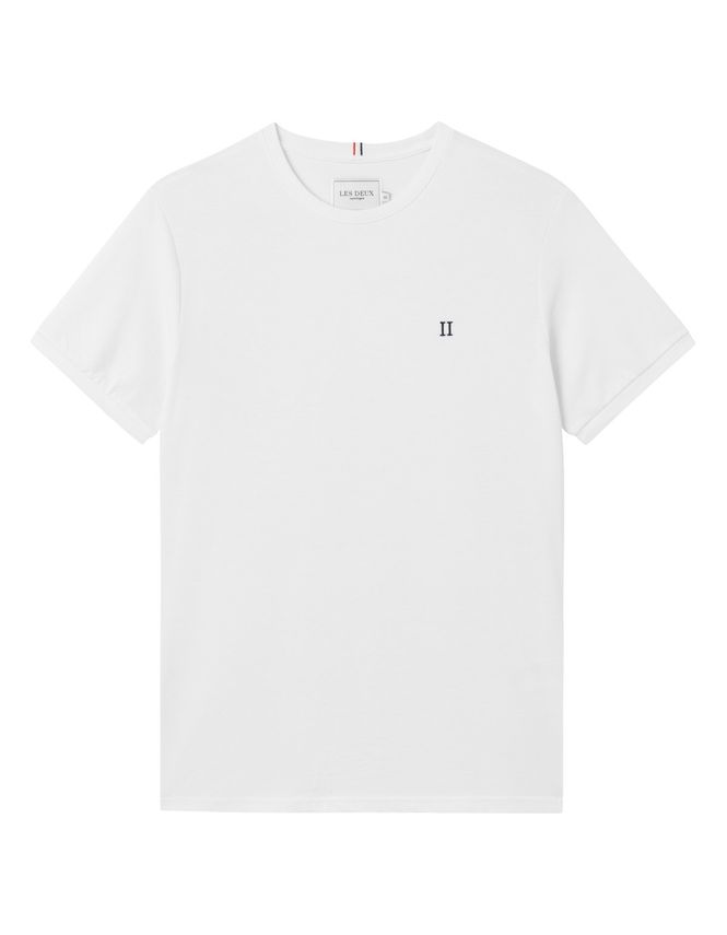Piqué T-shirt med logobrodering fra Les Deux - Stilfuld og komfortabel