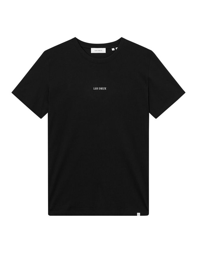 Les Deux Dexter T-shirt med diskret logobrodering
