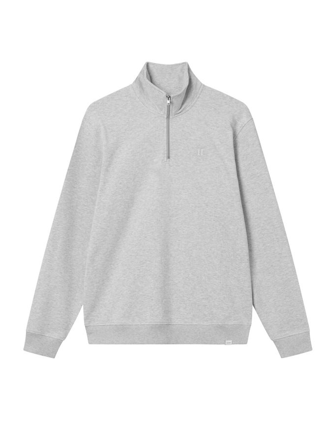 Nørregaard Tonal Half Zip Sweatshir fra Les Deux