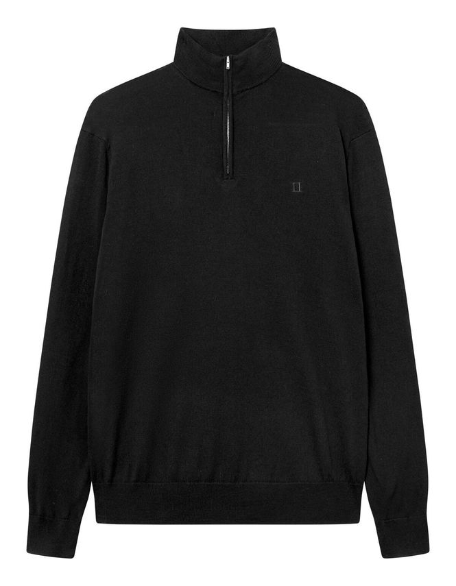 Greyson Halv-zip Merino Strik - Smart/Casual Look
