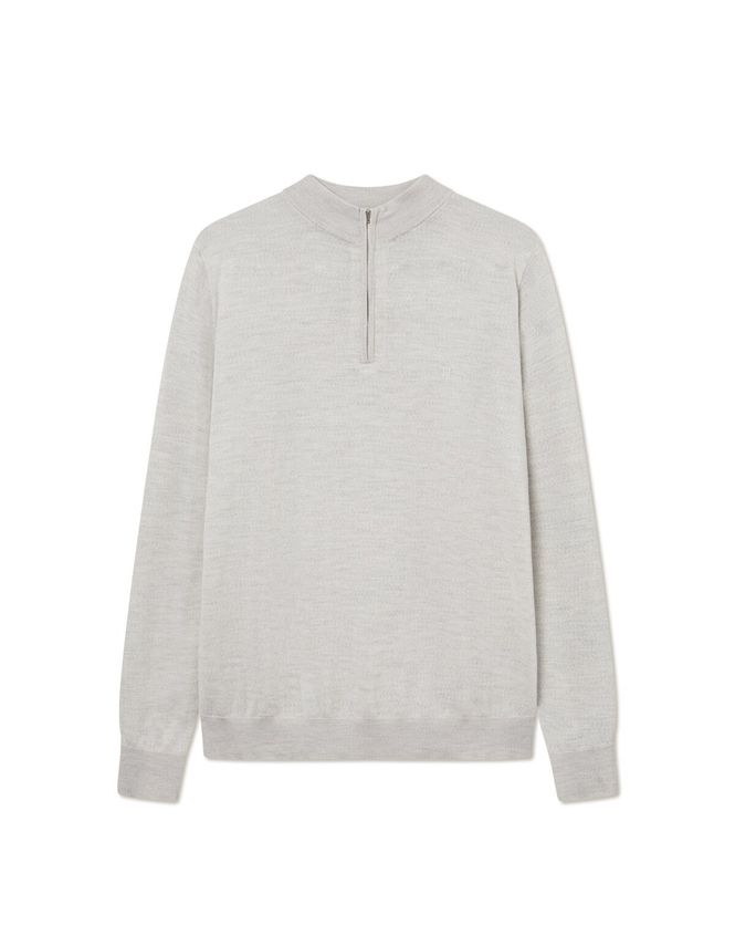 Greyson Half Zip Merino Knit fra Les Deux