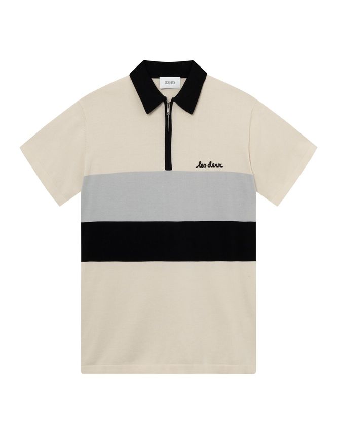 Raul Knitted Polo fra Les Deux