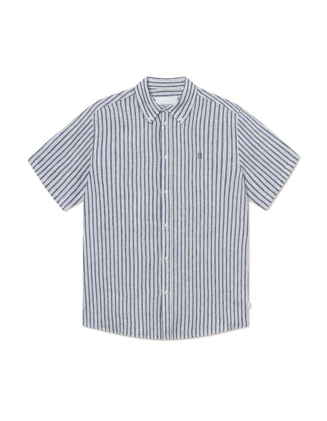 Kris Linen Ss Shirt fra Les Deux