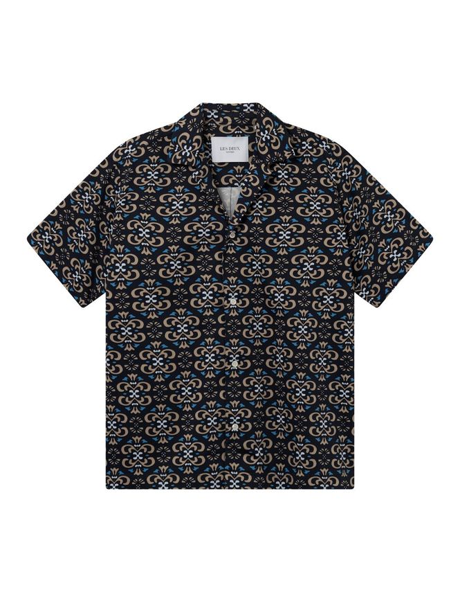 Hendrix Aop Ss Shirt fra Les Deux