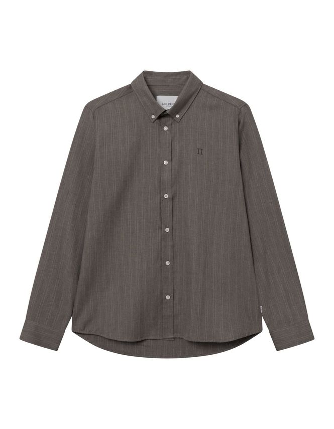 Desert Reg Stripe Shirt fra Les Deux