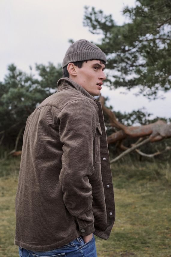 Macookridge Heritage skjortejakke i blød cordfløjl