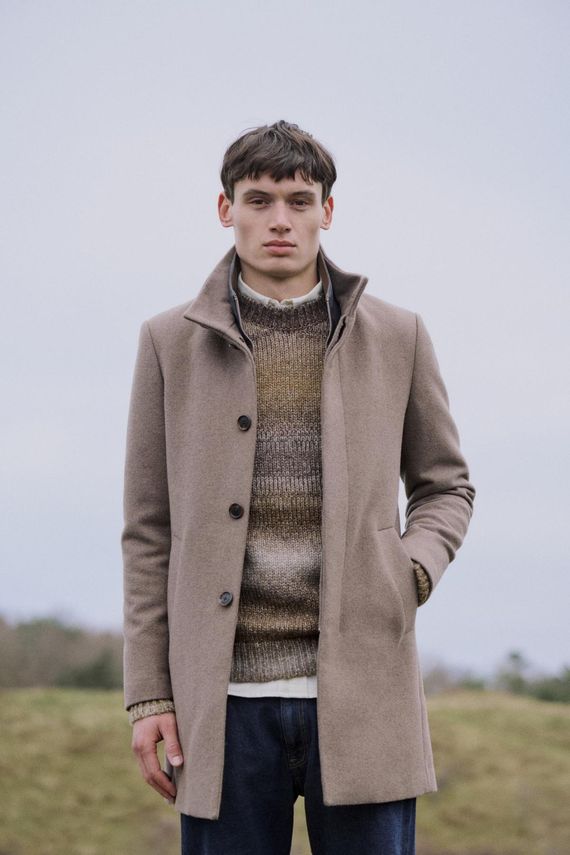 Harvey N Classic Wool Herrefrakke - Stilfuld Elegance