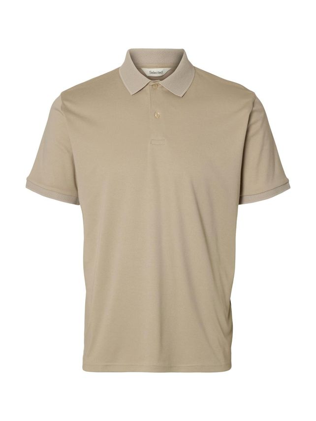 Slhfave Button Ss Polo Noos fra Selected