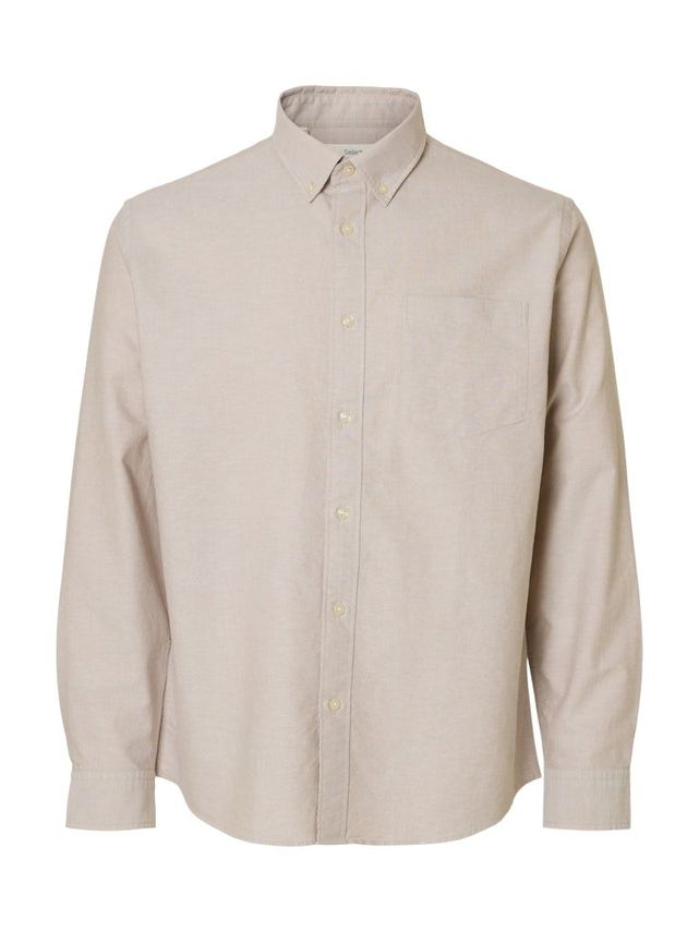 Slhregrick Ox Flex Shirt Ls S fra Selected
