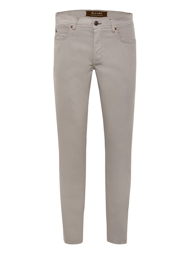 Moderne fem lomme jeans i Suede Touch til mænd