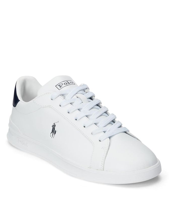 Ralph Lauren Heritage Court II Læder Sneakers på tilbud