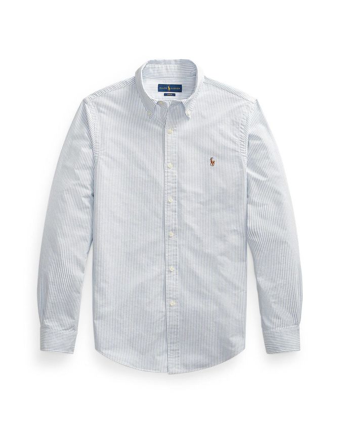 Stribet Slim Fit Oxford Skjorte fra Ralph Lauren - Tilbud!