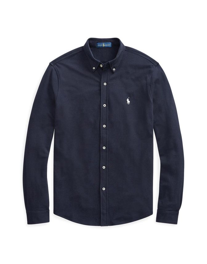 Ralph Lauren Navy Slim Fit Skjorte - Letvægtsdesign