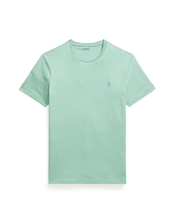 Ralph Lauren Turkis T-shirt i 100% bomuld på udsalg!