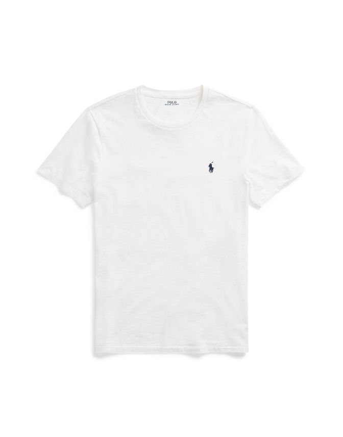 Custom Slim Fit Jersey Crewneck T Shirt fra Ralph Lauren