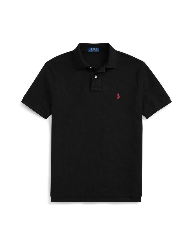 Ralph Lauren Sort Mesh Polo - Eksklusiv Stil til Alle Anledninger!