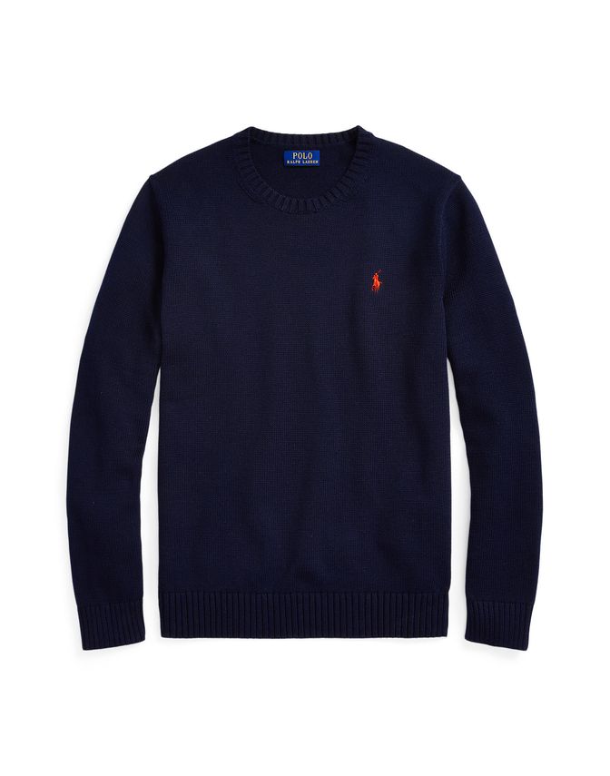 Cotton Crewneck Sweater fra Ralph Lauren