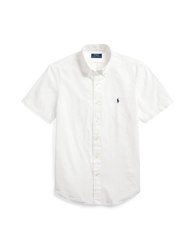 Ralph Lauren Seersucker Skjorte – Fantastisk Tilbud!