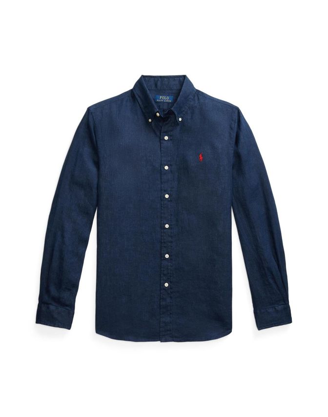Custom Fit Linen Shirt fra Ralph Lauren