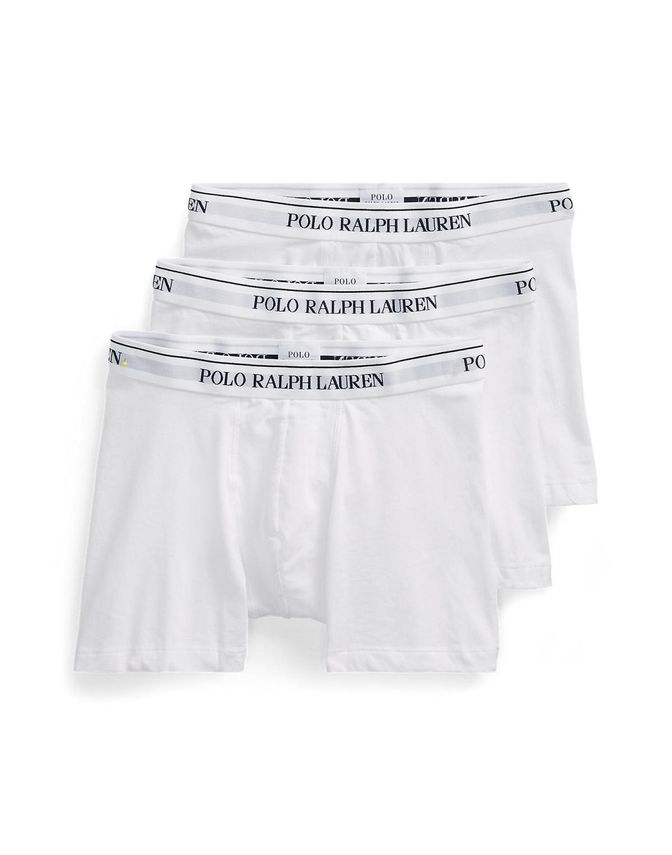Ralph Lauren Stretch Cotton Boxer Briefs 3-Pak - Udsalg!