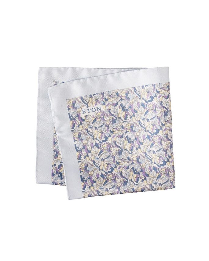 Paisley Tucano Silk Twill Pocket Square fra Eton