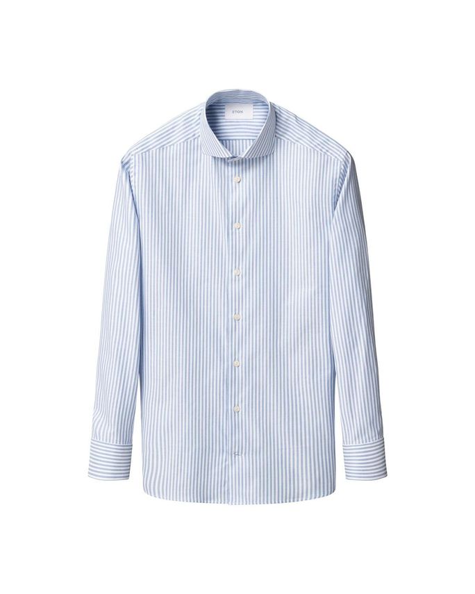 Striped Signature Oxford Shirt fra Eton