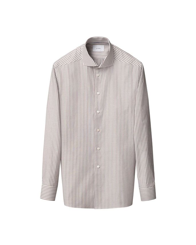 Striped Signature Oxford Shirt fra Eton