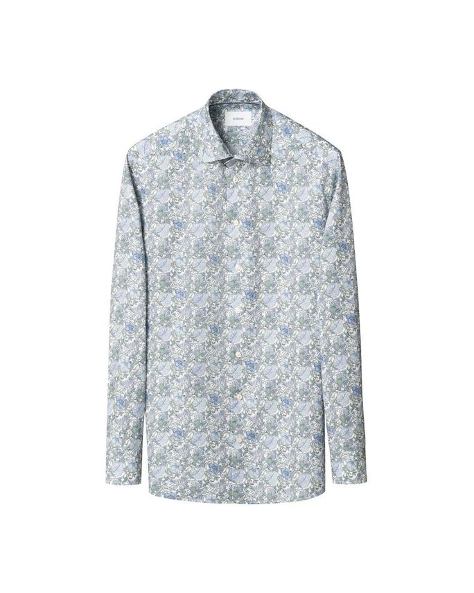 Floral Signature Twill Shirt fra Eton
